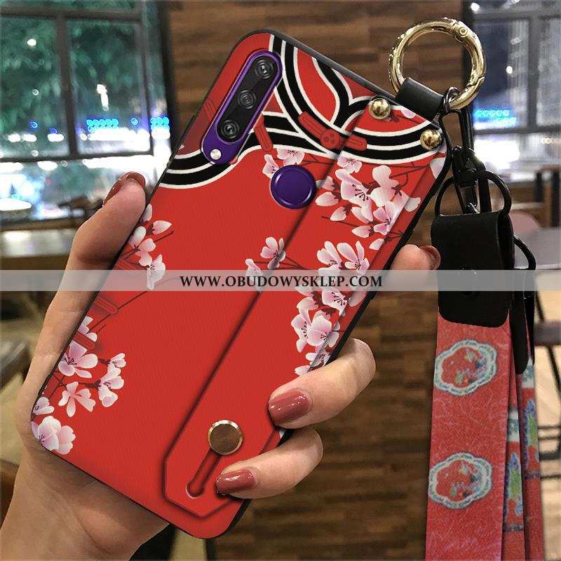 Pokrowce Huawei Y6p Vintage Etui Futerał, Obudowa Huawei Y6p Trendy Telefon Komórkowy Niebieska