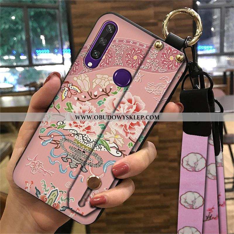 Pokrowce Huawei Y6p Vintage Etui Futerał, Obudowa Huawei Y6p Trendy Telefon Komórkowy Niebieska