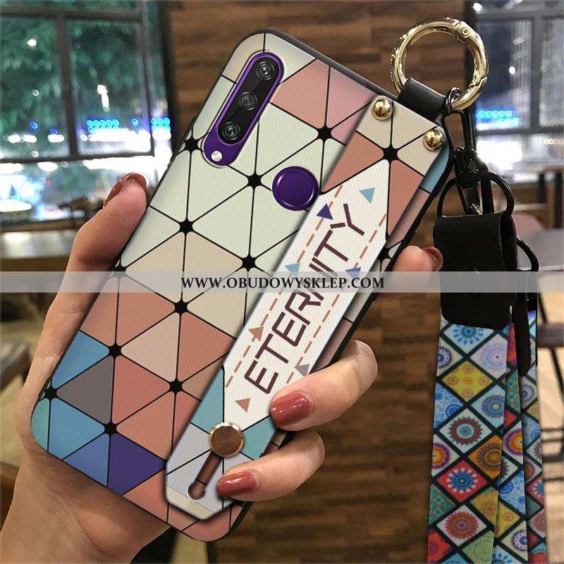 Pokrowce Huawei Y6p Vintage Etui Futerał, Obudowa Huawei Y6p Trendy Telefon Komórkowy Niebieska