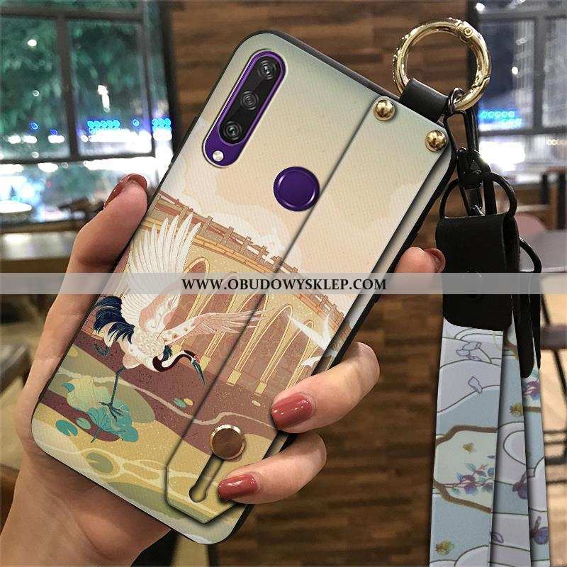 Pokrowce Huawei Y6p Vintage Etui Futerał, Obudowa Huawei Y6p Trendy Telefon Komórkowy Niebieska