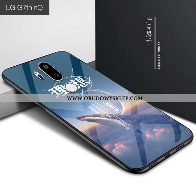 Pokrowce Lg G7 Thinq Kreatywne Etui Telefon Komórkowy, Obudowa Lg G7 Thinq Ochraniacz Ciemno Niebies