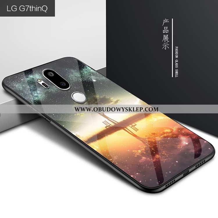 Pokrowce Lg G7 Thinq Kreatywne Etui Telefon Komórkowy, Obudowa Lg G7 Thinq Ochraniacz Ciemno Niebies