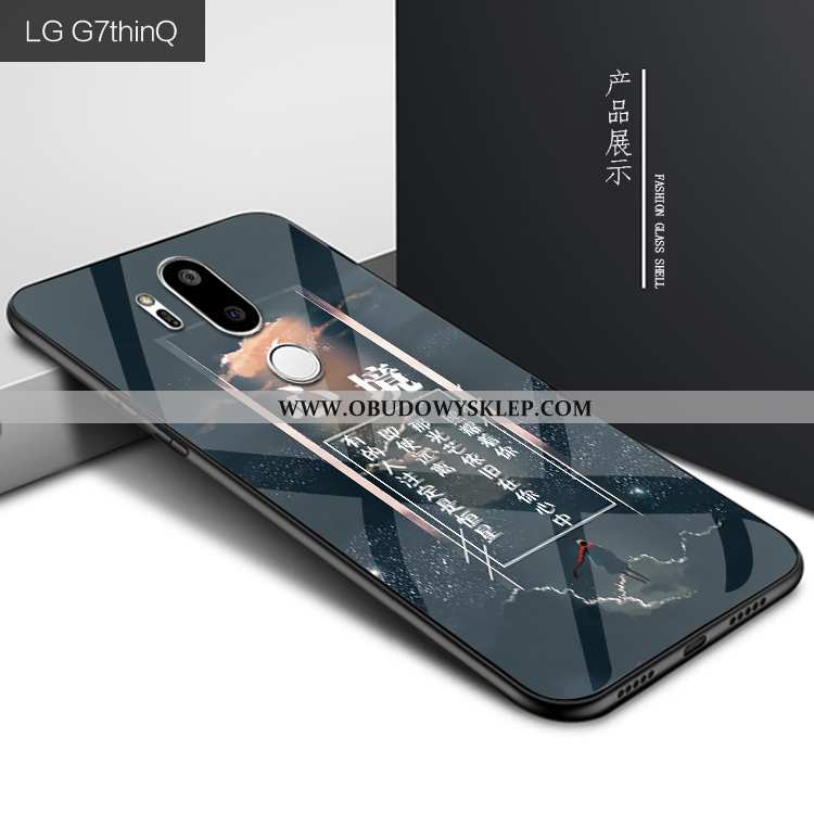 Pokrowce Lg G7 Thinq Kreatywne Etui Telefon Komórkowy, Obudowa Lg G7 Thinq Ochraniacz Ciemno Niebies