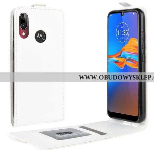 Pokrowce Moto E6 Plus Ochraniacz Czerwony Telefon Komórkowy, Obudowa Moto E6 Plus Skórzane Etui Fute