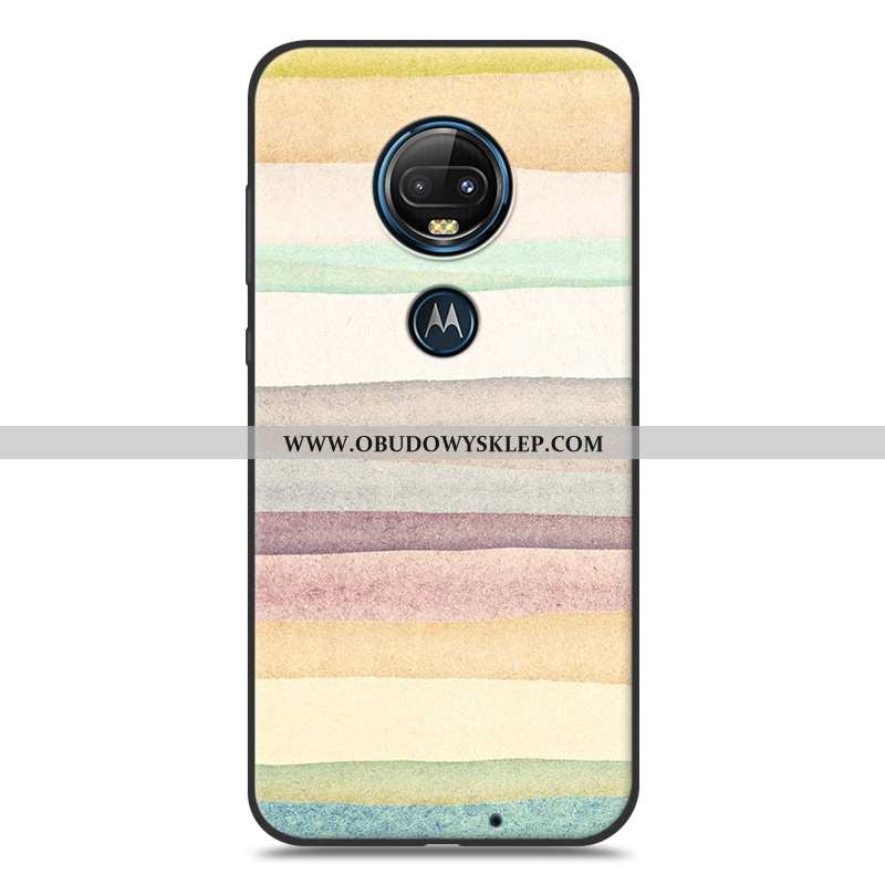 Pokrowce Moto G7 Plus Piękny Moda Silikonowe, Obudowa Moto G7 Plus Trendy Miękki Rozowa