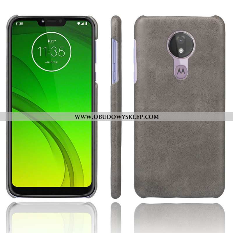 Pokrowce Moto G7 Power Super Proste Szary, Obudowa Moto G7 Power Cienkie Futerał Szara