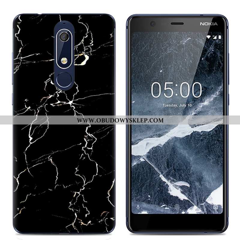 Pokrowce Nokia 5.1 Trendy Kreatywne Futerał, Obudowa Nokia 5.1 Miękki Proste Rozowa