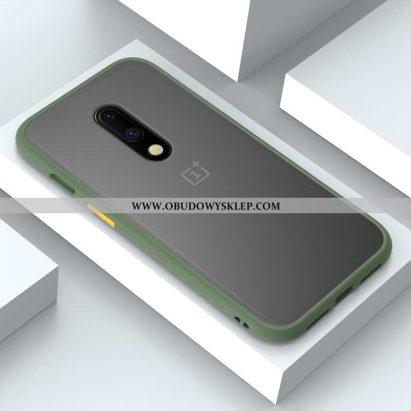 Pokrowce Oneplus 7 Ochraniacz Czerwony Netto Futerał, Obudowa Oneplus 7 Nubuku Silikonowe Czarna