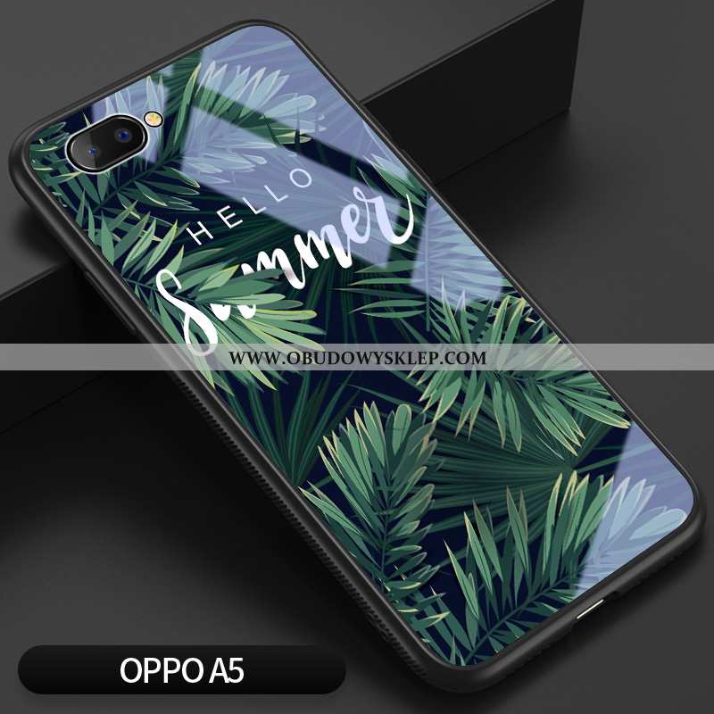 Pokrowce Oppo A5 Trendy Anti-fall Świeży, Obudowa Oppo A5 Silikonowe Futerał Zielone