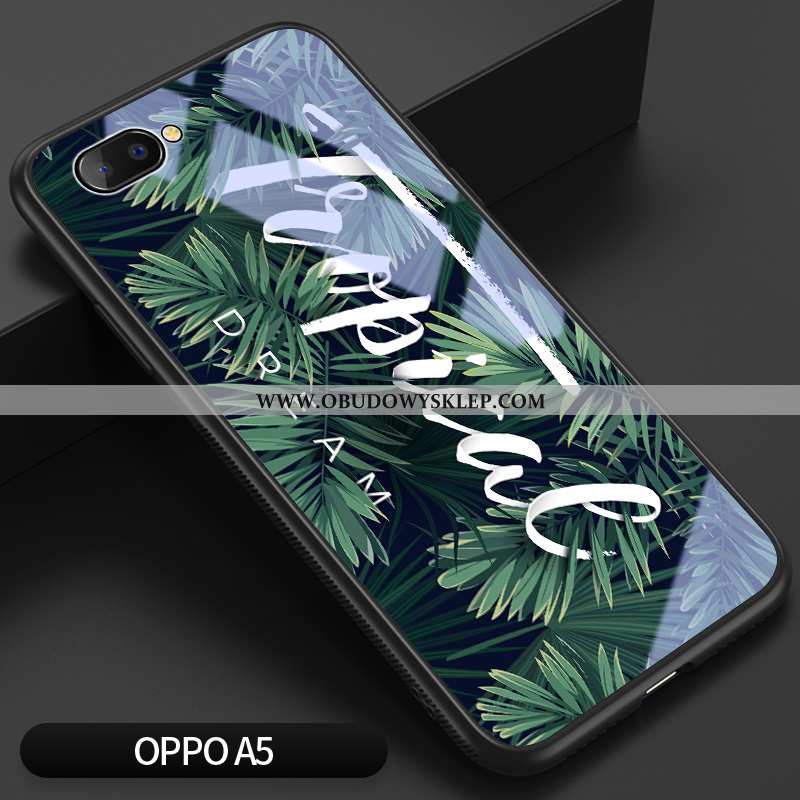 Pokrowce Oppo A5 Trendy Anti-fall Świeży, Obudowa Oppo A5 Silikonowe Futerał Zielone