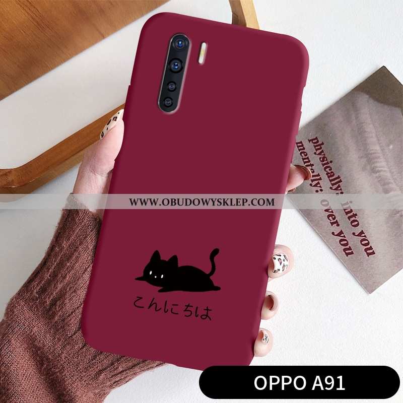 Pokrowce Oppo A91 Super Miękki Czarny, Obudowa Oppo A91 Cienkie Świeży Zielone