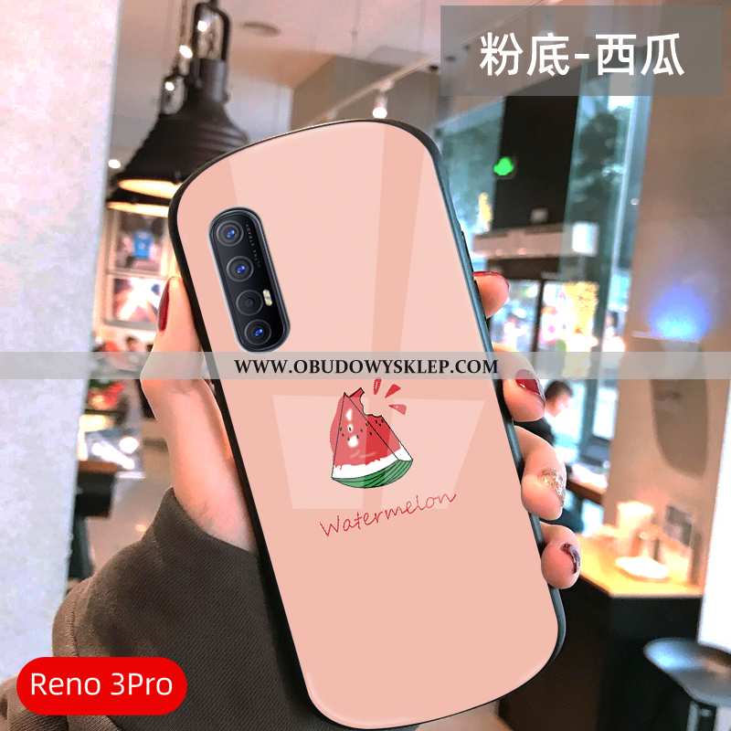 Pokrowce Oppo Reno 3 Pro Ochraniacz Zielony Anti-fall, Obudowa Oppo Reno 3 Pro Szkło Łuk Zielone