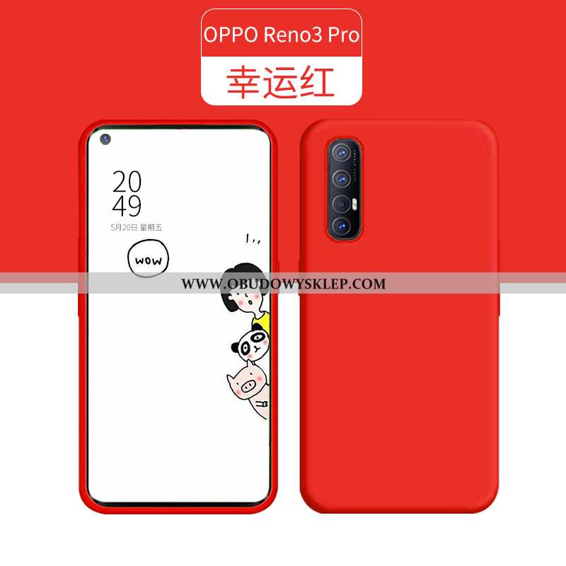 Pokrowce Oppo Reno 3 Pro Silikonowe Anti-fall Nowy, Obudowa Oppo Reno 3 Pro Super Futerał Zielone