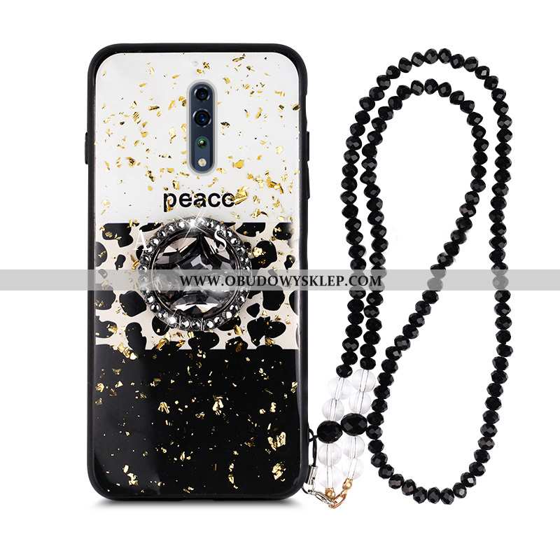 Pokrowce Oppo Reno Z Rhinestone Etui Czerwony Netto, Obudowa Oppo Reno Z Moda Futerał Czarna