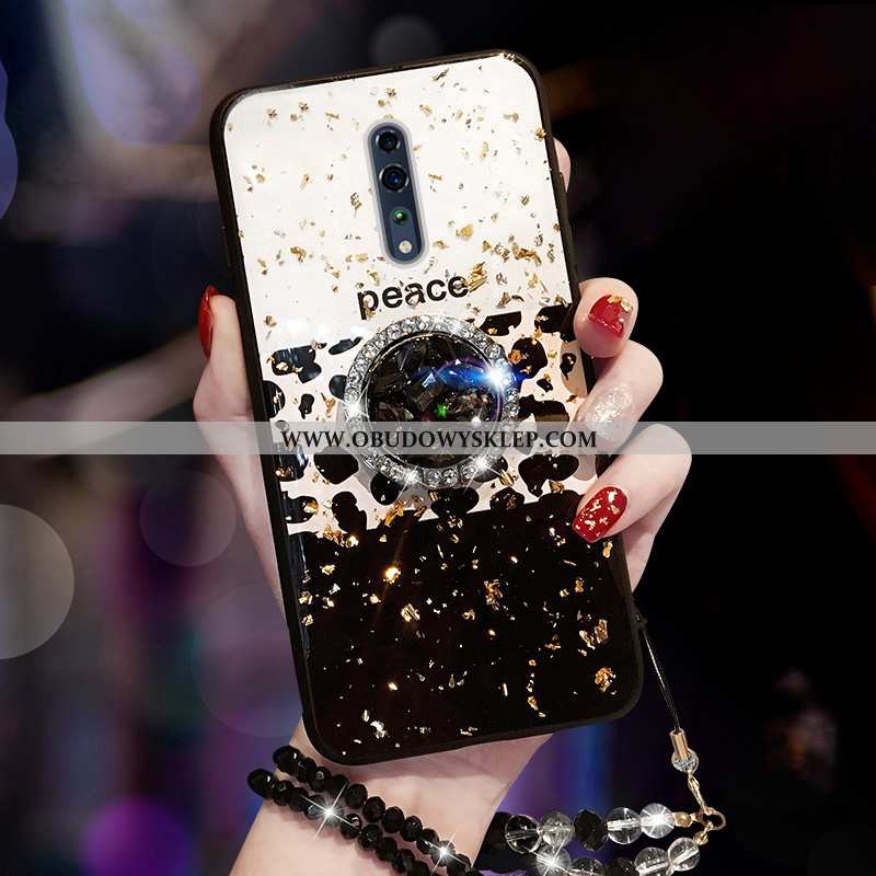 Pokrowce Oppo Reno Z Rhinestone Etui Czerwony Netto, Obudowa Oppo Reno Z Moda Futerał Czarna