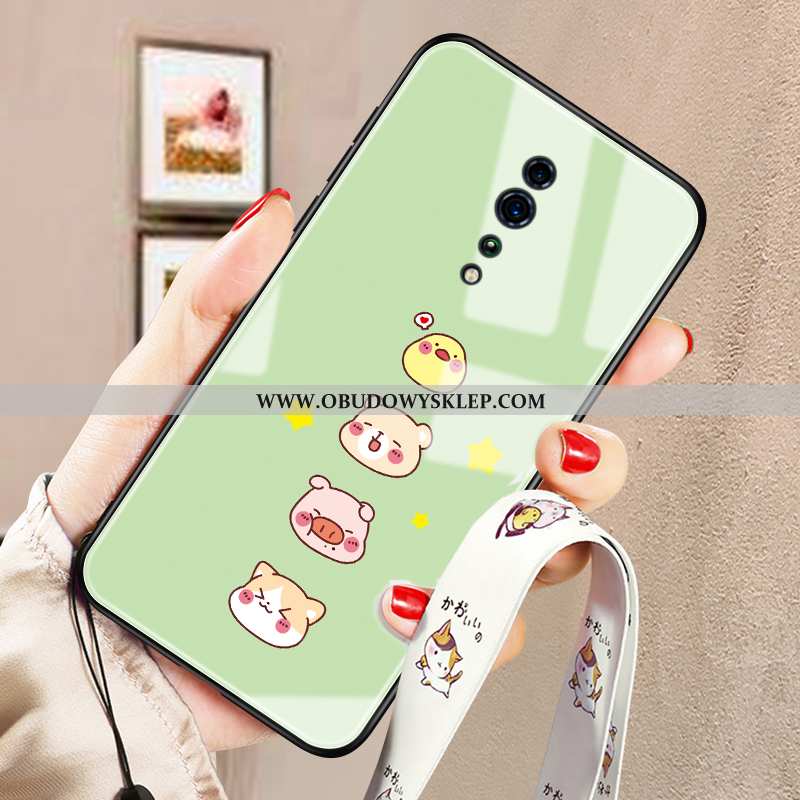 Pokrowce Oppo Reno Z Silikonowe Trendy Lustro, Obudowa Oppo Reno Z Ochraniacz Etui Zielone