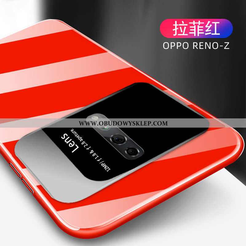 Pokrowce Oppo Reno Z Trendy Futerał Etui, Obudowa Oppo Reno Z Super Telefon Komórkowy Czerwona