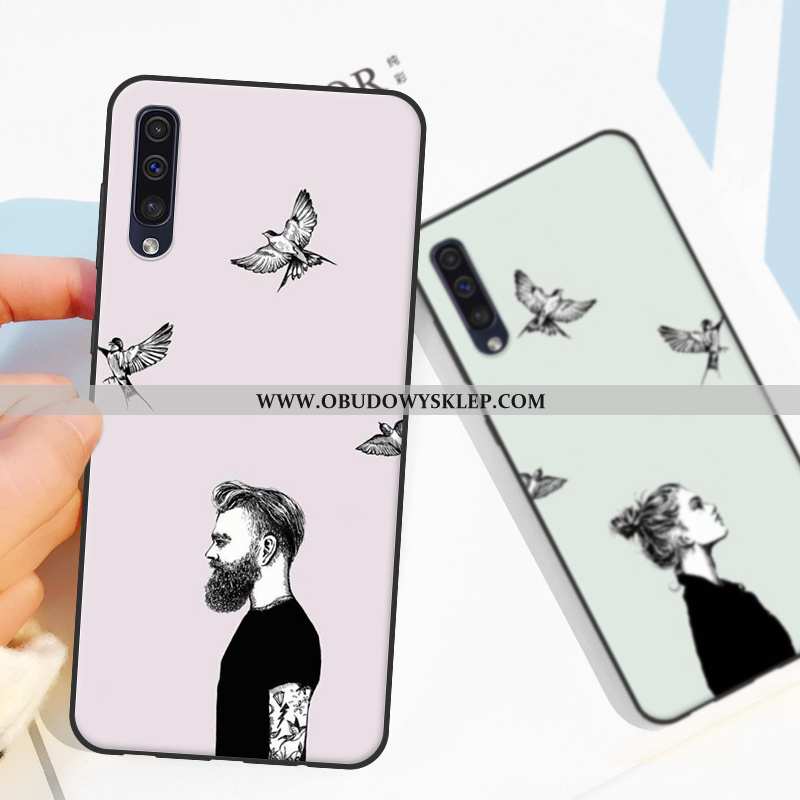 Pokrowce Samsung Galaxy A30s Kreskówka Silikonowe Różowe, Obudowa Samsung Galaxy A30s Trendy Osobowo