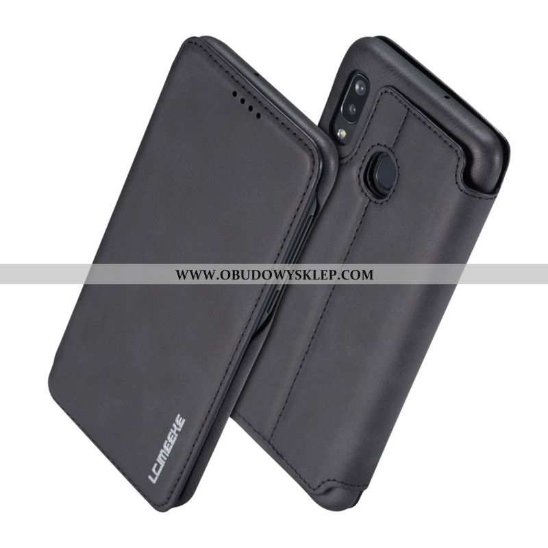 Pokrowce Samsung Galaxy A40 Ochraniacz Skóra Klapa, Obudowa Samsung Galaxy A40 Skórzane Etui Anti-fa