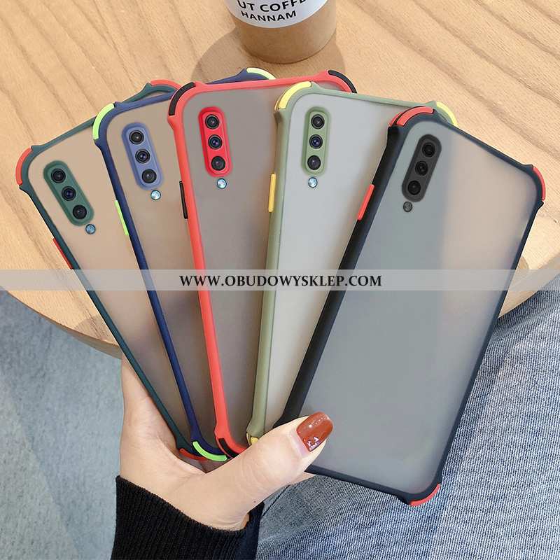 Pokrowce Samsung Galaxy A50 Nubuku Miękki Etui, Obudowa Samsung Galaxy A50 Super Anti-fall Zielone