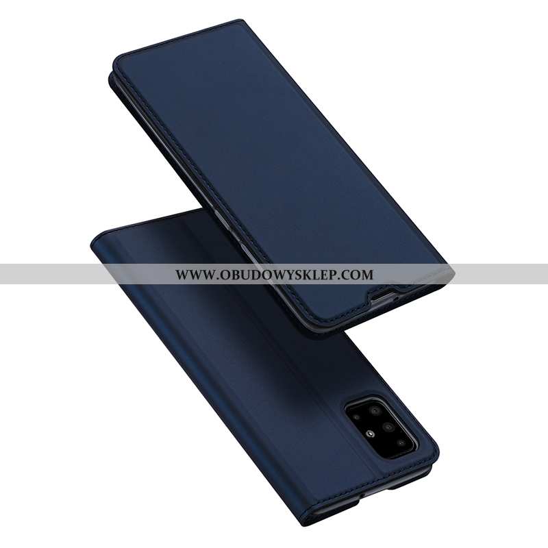 Pokrowce Samsung Galaxy A71 Cienkie Anti-fall Super, Obudowa Samsung Galaxy A71 Skórzane Etui Różowe