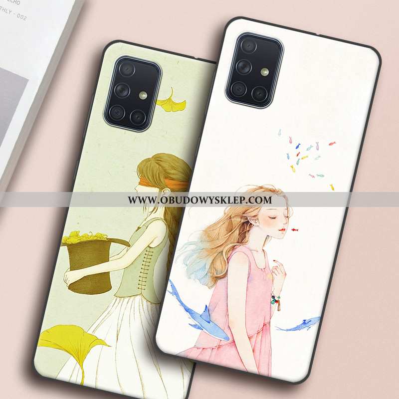 Pokrowce Samsung Galaxy A71 Miękki Futerał Sztuka, Obudowa Samsung Galaxy A71 Trendy Telefon Komórko