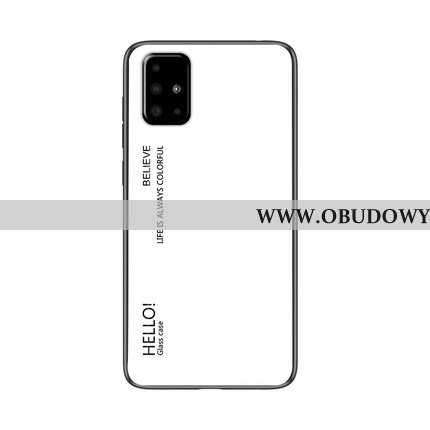 Pokrowce Samsung Galaxy A71 Ochraniacz Anti-fall Purpurowy, Obudowa Samsung Galaxy A71 Szkło Telefon