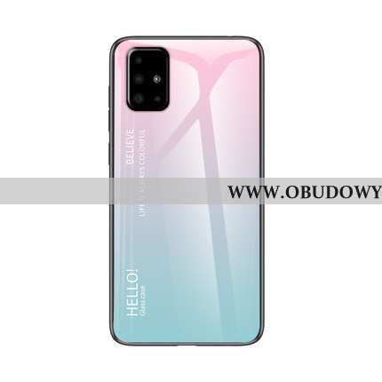 Pokrowce Samsung Galaxy A71 Ochraniacz Anti-fall Purpurowy, Obudowa Samsung Galaxy A71 Szkło Telefon