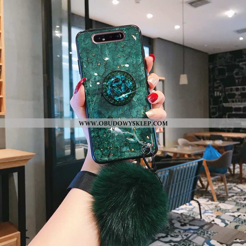 Pokrowce Samsung Galaxy A80 Kreatywne Etui Miękki, Obudowa Samsung Galaxy A80 Trendy Gwiazda Zielone