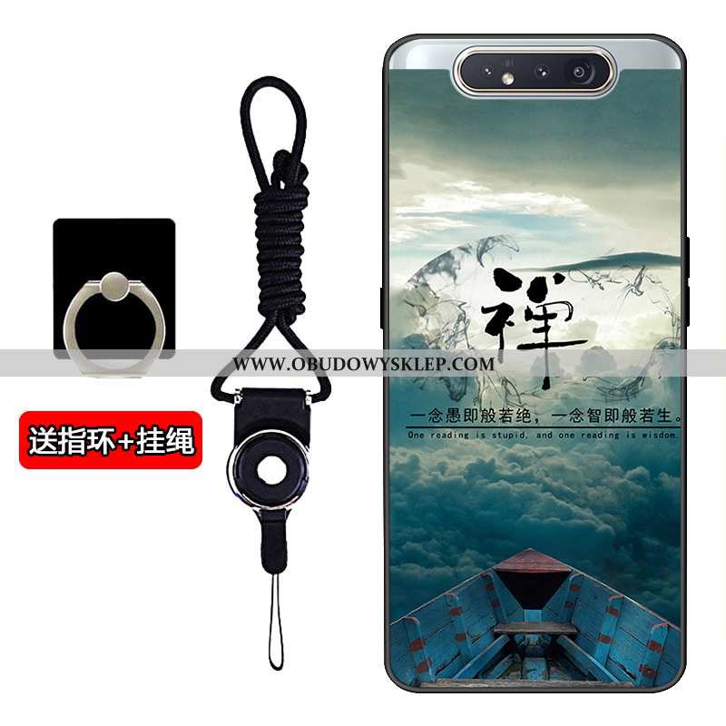 Pokrowce Samsung Galaxy A80 Moda Szary Futerał, Obudowa Samsung Galaxy A80 Trendy Dostosowane Szara