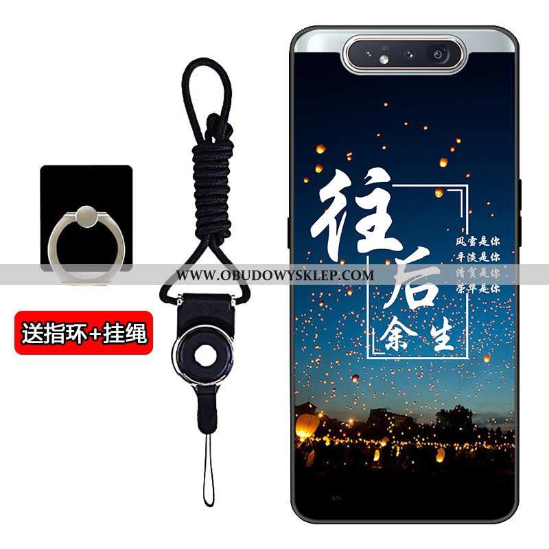 Pokrowce Samsung Galaxy A80 Moda Szary Futerał, Obudowa Samsung Galaxy A80 Trendy Dostosowane Szara