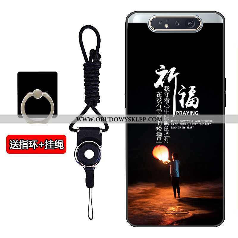 Pokrowce Samsung Galaxy A80 Moda Szary Futerał, Obudowa Samsung Galaxy A80 Trendy Dostosowane Szara