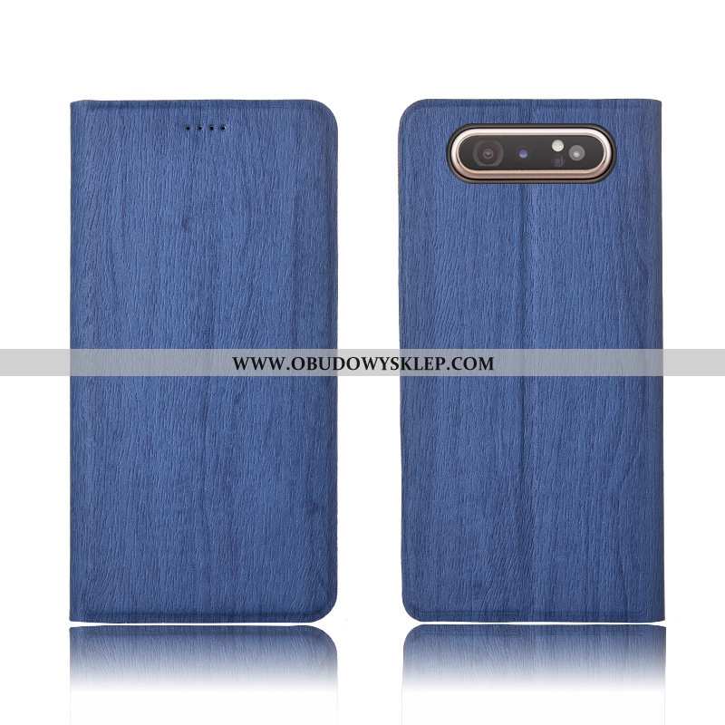 Pokrowce Samsung Galaxy A80 Ochraniacz Nubuku Drzewa, Obudowa Samsung Galaxy A80 Skórzane Etui All I