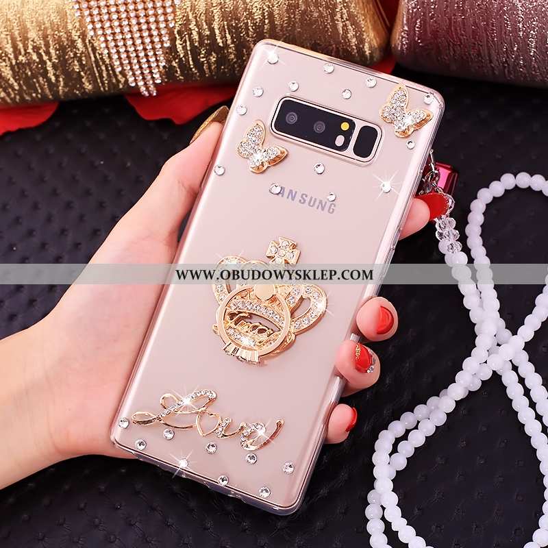 Pokrowce Samsung Galaxy Note 8 Silikonowe Futerał Etui, Obudowa Samsung Galaxy Note 8 Rhinestone Kre