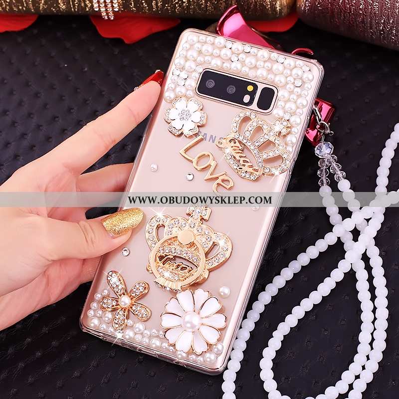 Pokrowce Samsung Galaxy Note 8 Silikonowe Futerał Etui, Obudowa Samsung Galaxy Note 8 Rhinestone Kre