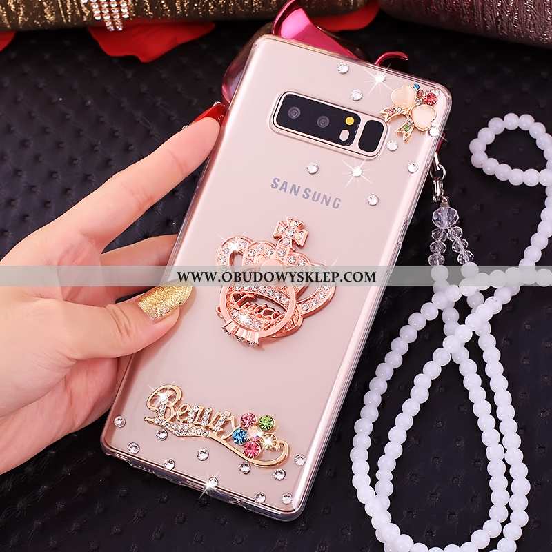 Pokrowce Samsung Galaxy Note 8 Silikonowe Futerał Etui, Obudowa Samsung Galaxy Note 8 Rhinestone Kre