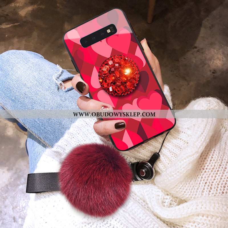 Pokrowce Samsung Galaxy S10 Silikonowe Trendy Czerwony, Obudowa Samsung Galaxy S10 Ochraniacz Gwiazd