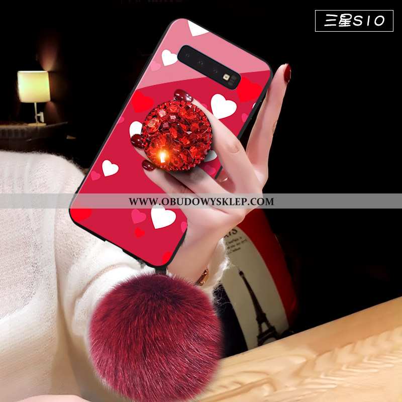 Pokrowce Samsung Galaxy S10 Silikonowe Trendy Czerwony, Obudowa Samsung Galaxy S10 Ochraniacz Gwiazd