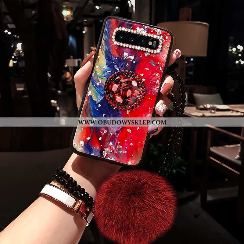 Pokrowce Samsung Galaxy S10+ Trendy Anti-fall Czerwony, Obudowa Samsung Galaxy S10+ Silikonowe Kreat