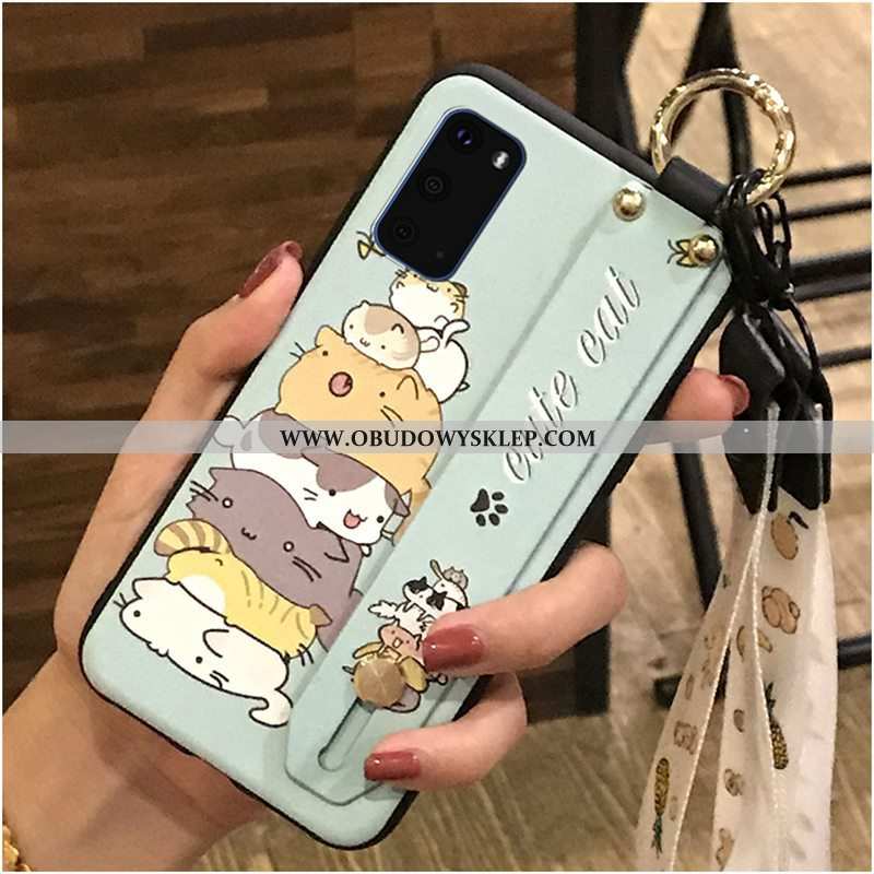 Pokrowce Samsung Galaxy S20 Kreskówka Miękki Ochraniacz, Obudowa Samsung Galaxy S20 Trendy Czarny Cz