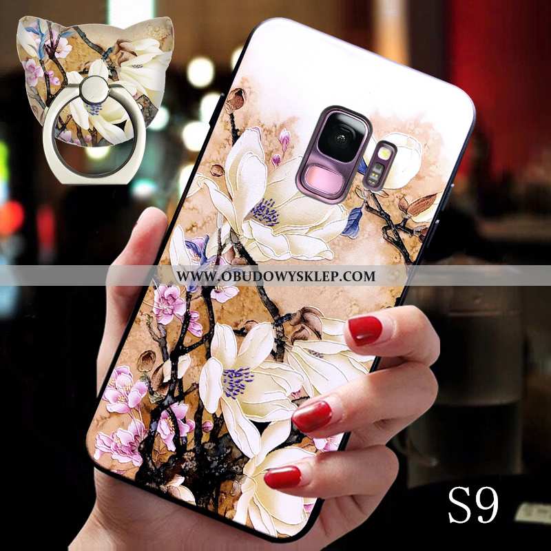 Pokrowce Samsung Galaxy S9 Kreatywne Niebieski Miękki, Obudowa Samsung Galaxy S9 Trendy Wiszące Ozdo