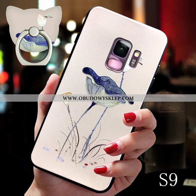 Pokrowce Samsung Galaxy S9 Kreatywne Niebieski Miękki, Obudowa Samsung Galaxy S9 Trendy Wiszące Ozdo