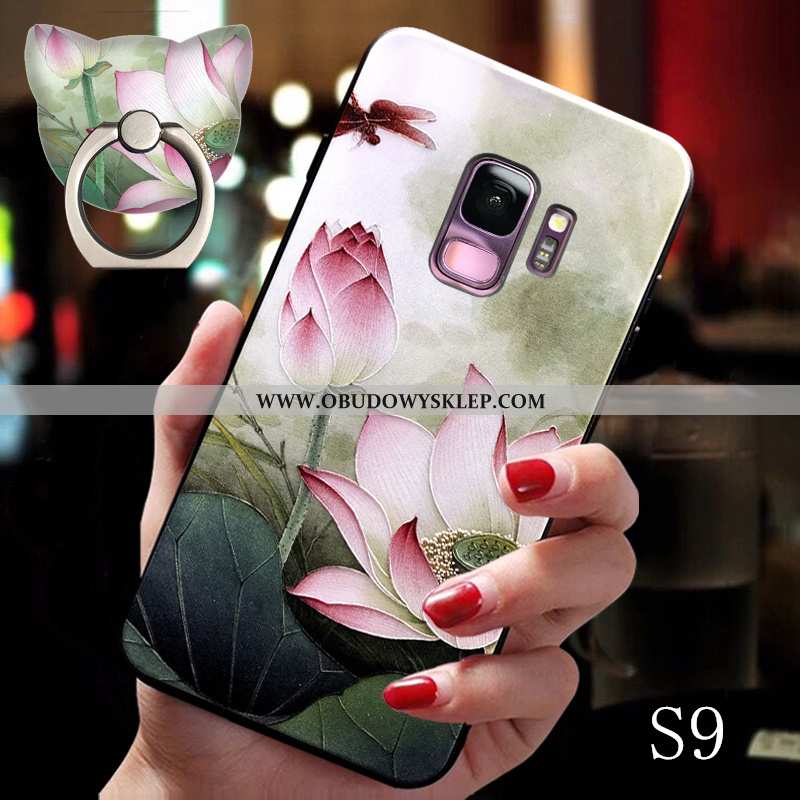 Pokrowce Samsung Galaxy S9 Kreatywne Niebieski Miękki, Obudowa Samsung Galaxy S9 Trendy Wiszące Ozdo