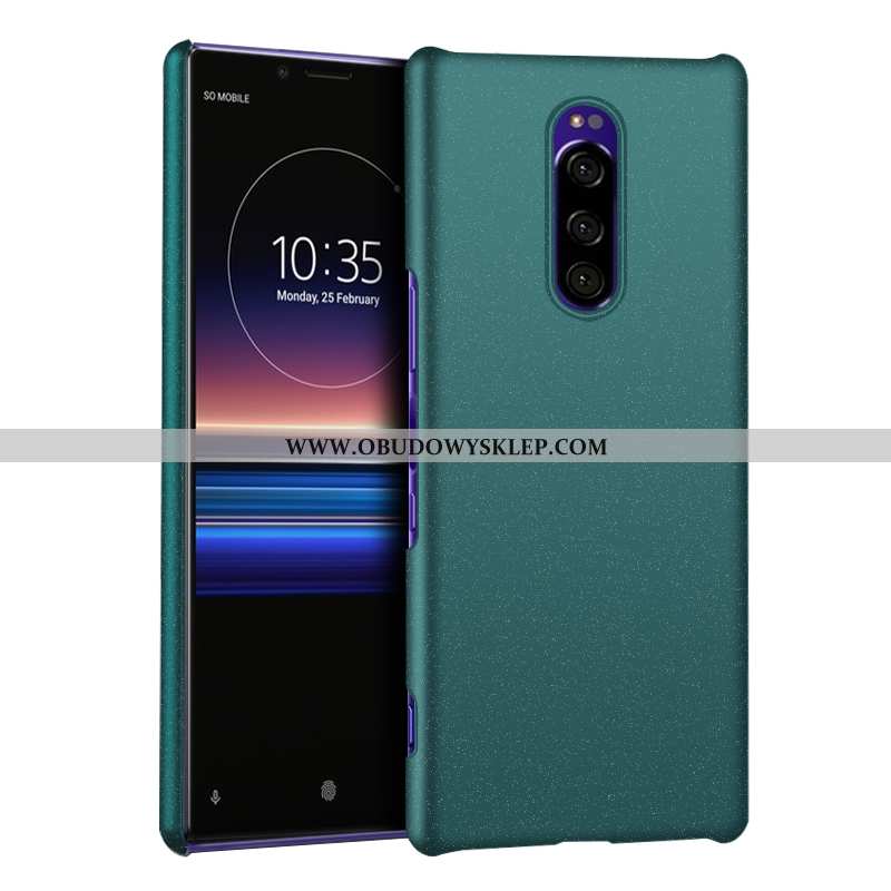 Pokrowce Sony Xperia 1 Nubuku Anti-fall Telefon Komórkowy, Obudowa Sony Xperia 1 Ochraniacz Zielony 