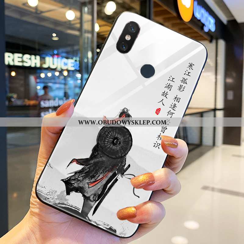 Pokrowce Xiaomi Mi 8 Wzór All Inclusive Szary, Obudowa Xiaomi Mi 8 Trendy Szkło Szara