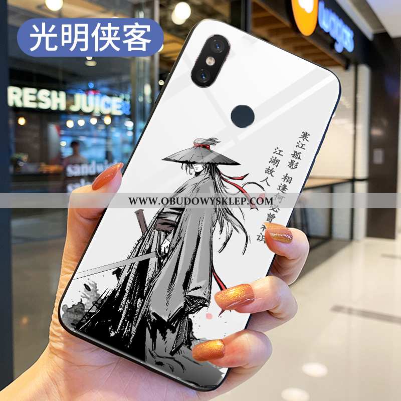 Pokrowce Xiaomi Mi 8 Wzór All Inclusive Szary, Obudowa Xiaomi Mi 8 Trendy Szkło Szara