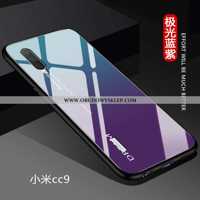 Pokrowce Xiaomi Mi 9 Lite Trendy Silikonowe Futerał, Obudowa Xiaomi Mi 9 Lite Super Gradient Granato