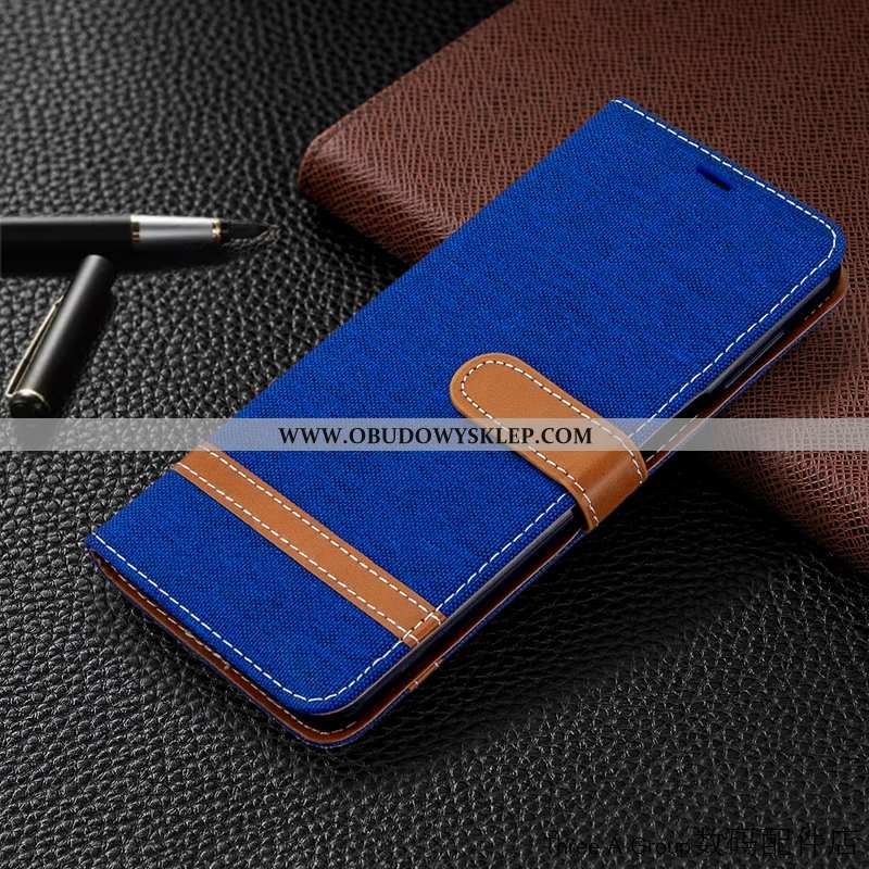 Pokrowce Xiaomi Mi 9 Skórzane Etui Karta Futerał, Obudowa Xiaomi Mi 9 Ciemno Niebieski Denim Granato