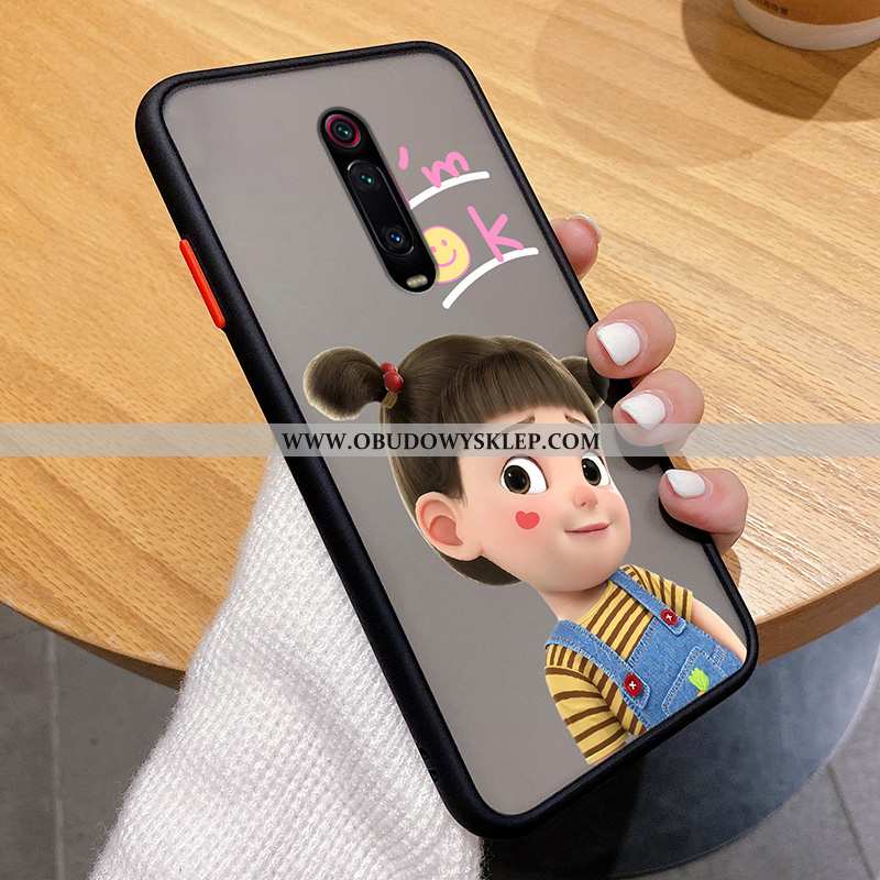 Pokrowce Xiaomi Mi 9t Nubuku Ochraniacz Serce, Obudowa Xiaomi Mi 9t Osobowość Czarny Czarna