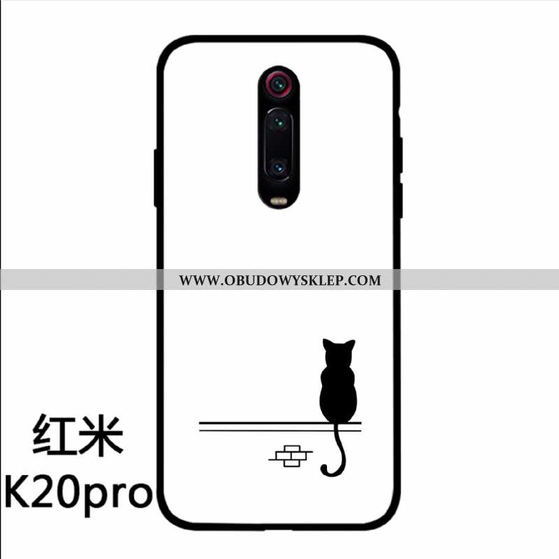 Pokrowce Xiaomi Mi 9t Pro Szkło Zakochani Mały, Obudowa Xiaomi Mi 9t Pro Osobowość Etui Biała